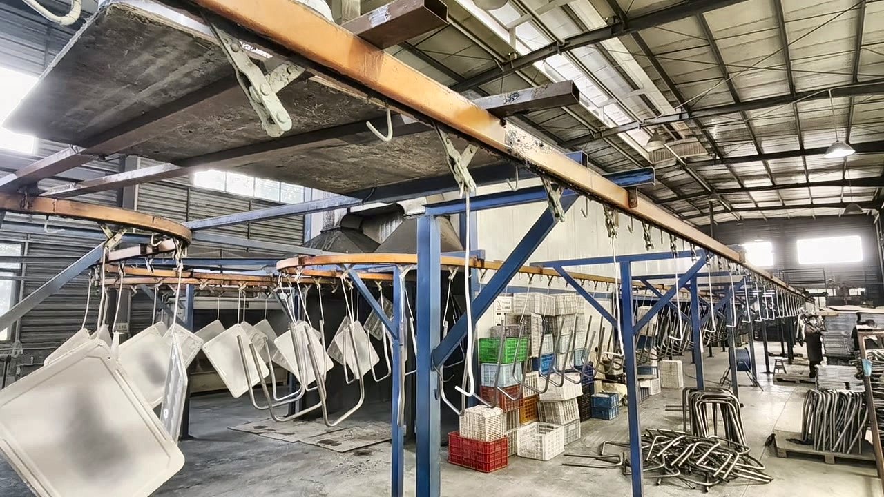 Powder coating line