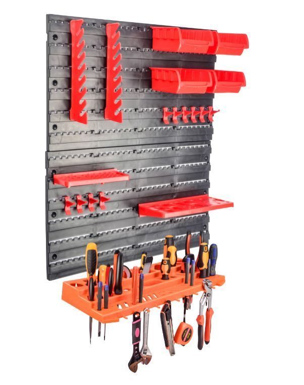 YS12113 21 Piece Plastic Mounted Wall DIY Tool — storage box by WIS Technology