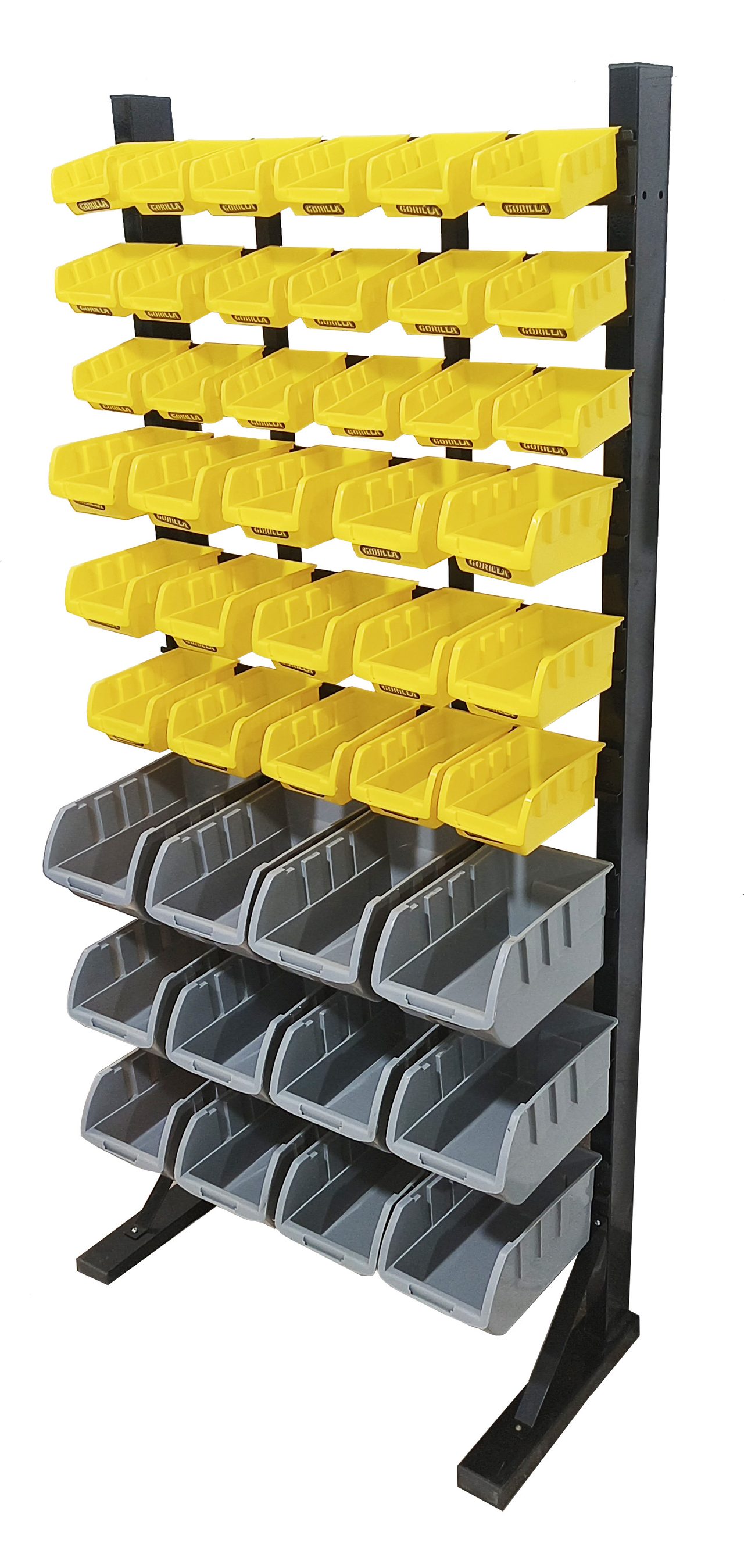 YSP11 40 Bin Floor Mobile Parts Rack — tool rack by WIS Technology